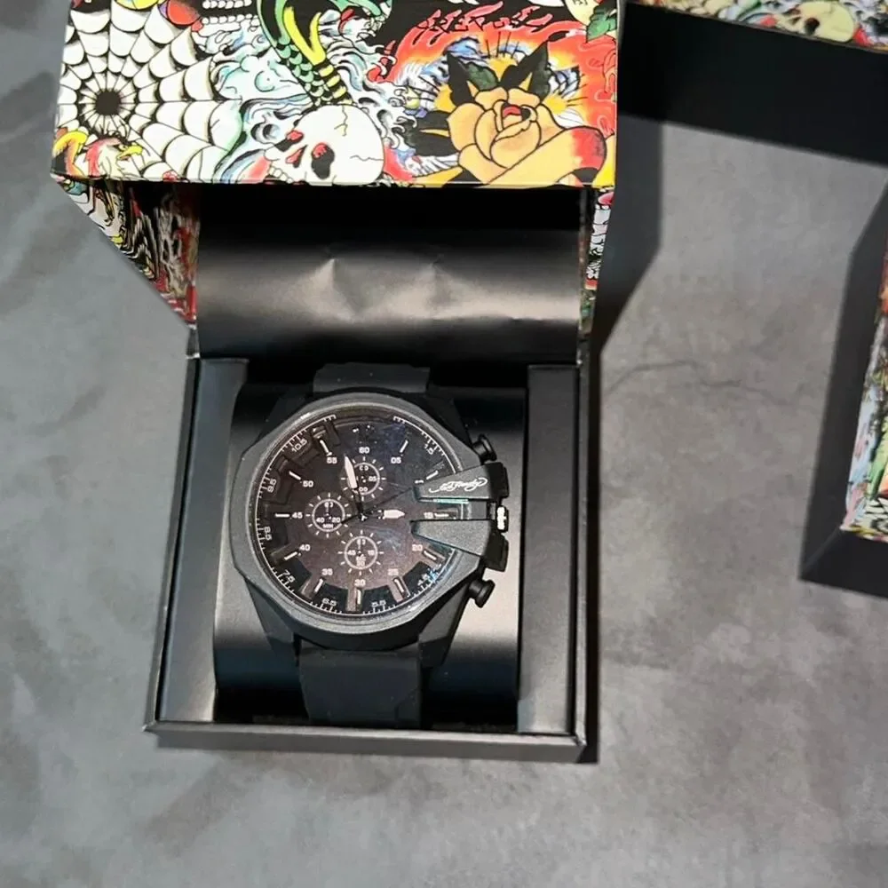 Ed-hardy Women's Black and Brown Watch
